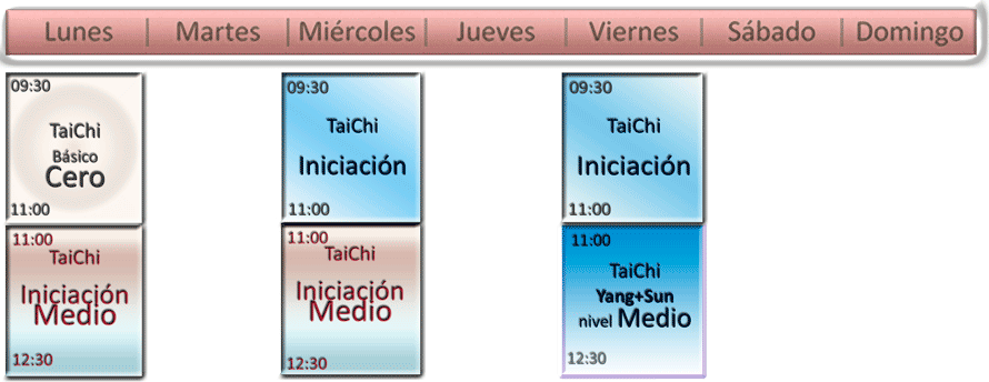 Horarios Carlos, Ma&ntilde;anas